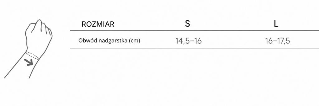 Orteza stawu nadgarstkowego i palca serdecznego Dr.Med DR-W132-8 – aluminiowa szyna, oddychający materiał