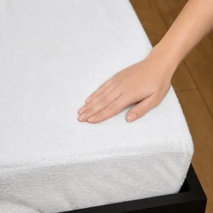 Nieprzemakalne prześcieradło medyczne z gumką dookoła SleepTim 90x200x15 cm